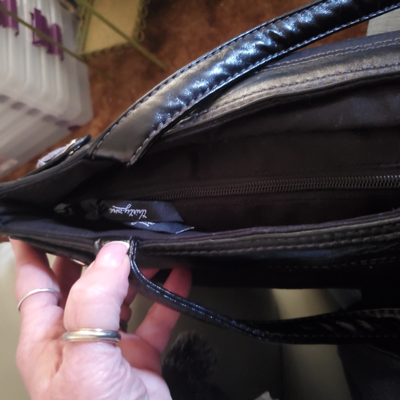 Black Floral Women's Bag - Picture 4 of 14